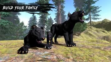 Wild Panther Animal Family Sim capture d'écran 1