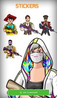 Cool FF Stickers for WhatsApp -  FF_WAStickerApps capture d'écran 3