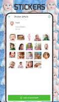 Funny Babies Stickers for WhatsApp - WAStickerApps syot layar 3