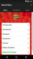 برنامه‌نما The Secret Menu for McDonald's عکس از صفحه