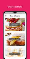 Cake & Cookie Recipes Offline capture d'écran 1