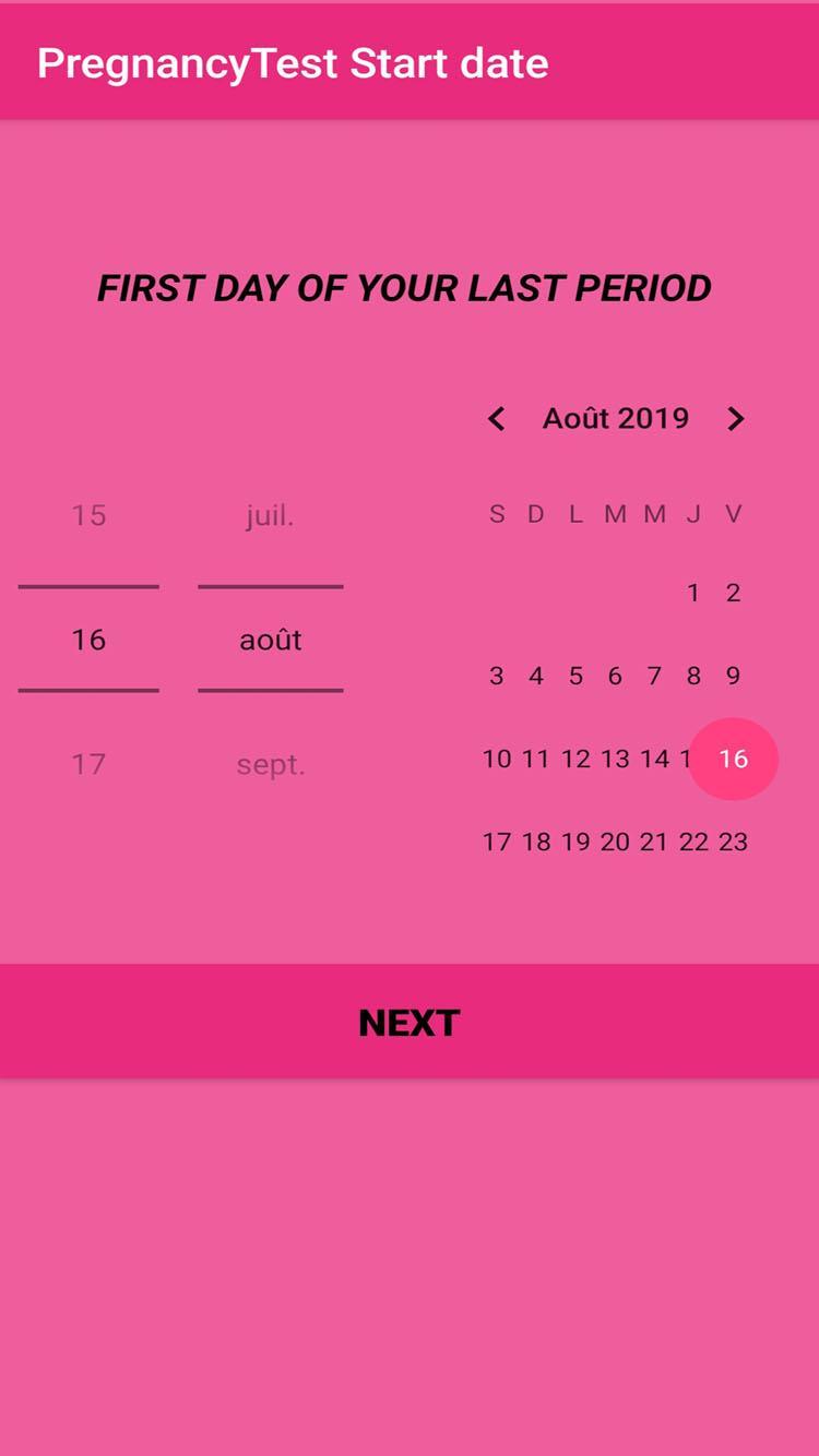 Pregnancy Test Start Date Calculator for Android - APK Download Pregnancy Test Start Date Calculator for Android - APK Download