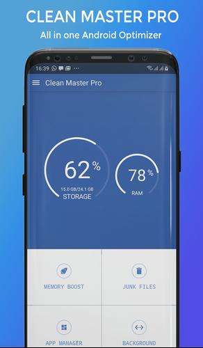 Android 用の Clean Master Pro Apk をダウンロード