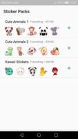 Cute Stickers for WhatsApp poster