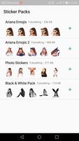 Ariana Grande Emoji Stickers for WhatsApp الملصق