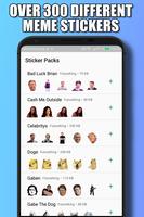 Meme Stickers for WhatsApp poster