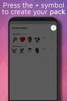 Personal stickers for WhatsApp poster