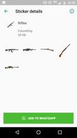 Weapon Stickers for WhatsApp تصوير الشاشة 1