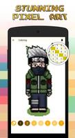 برنامه‌نما color by number Naruto Pixel Art عکس از صفحه