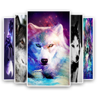 Wolf Wallpaper - HD Backgrounds 4K أيقونة