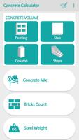 Civil: Concrete Calculator تصوير الشاشة 1