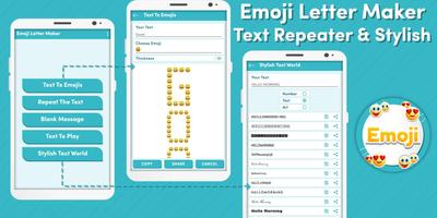 Emoji Letter Maker Affiche