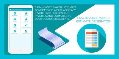 Easy Invoice Maker - Estimate  poster