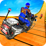 ”Police Bike Mega Ramp Impossible Stunts Game 2020