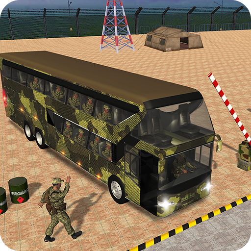 US Army Military Bus Driving