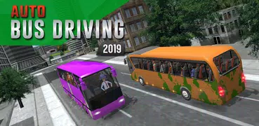 autobús conducción autobús 3d