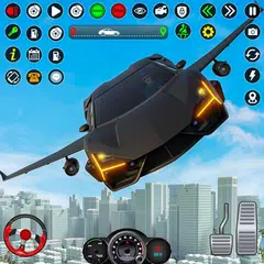 Descargar XAPK de City Flying Car Driving 3d