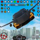 Fliegend Auto Spiele Flug 3D Zeichen
