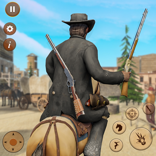Real Cowboy Pistole Schießen