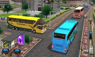 Offroad School Bus Drive Games poster