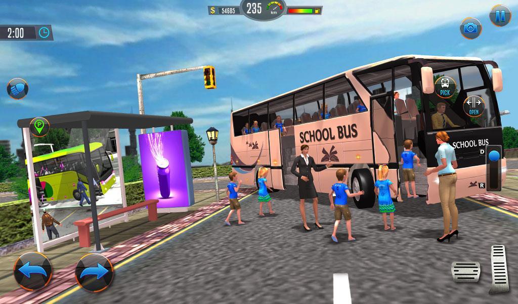Android 用の 実際のスクールバスの運転 オフロードバスの運転手19 Apk をダウンロード