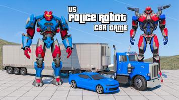 US Police Car Robot Fight Game screenshot 2