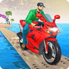 Water Park Bike Rider - Moto Stunt Bike Games icône