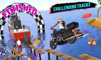 Water Park Bike Rider - Moto Stunt Bike Games capture d'écran 3