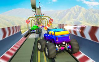 Monster Truck Mega Ramp Stunts racing game capture d'écran 1