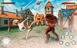 Kung fu Karate Animal Fighting captura de pantalla 2