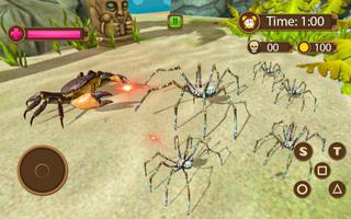 Animal Simulator Spider Game скриншот 3