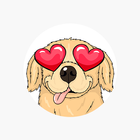 آیکون‌ ParkerMoji - Golden retriever 