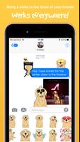 برنامه‌نما ParkerMoji - Golden retriever  عکس از صفحه