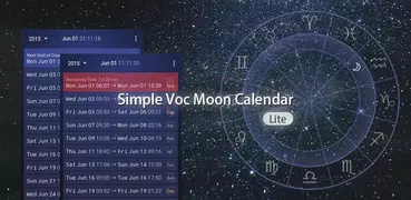 Simple VoC Moon Calendar Lite