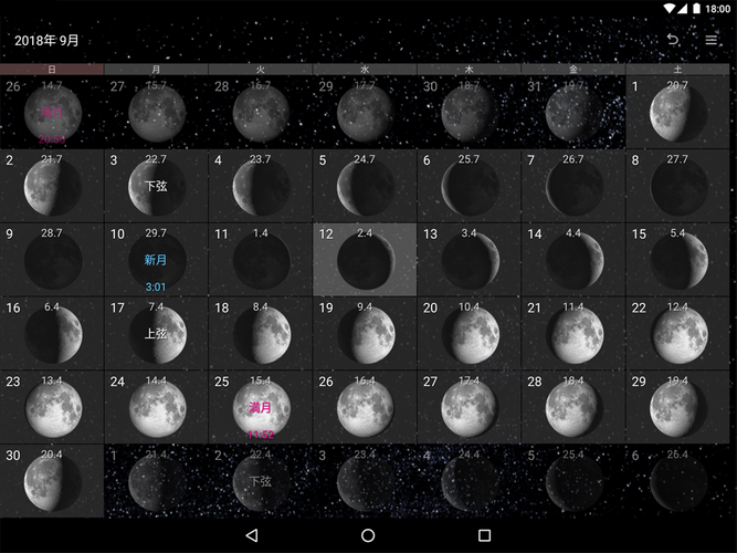 無料で シンプル月齢カレンダー アプリの最新版 Apk1 2 07をダウンロードー Android用 シンプル月齢カレンダー Apk の最新バージョンをダウンロード Apkfab Com Jp