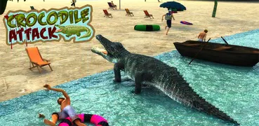 Hungrig Krokodil Attacke Simulator