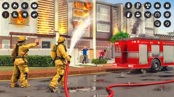 Jeux camion Feu City Rescue Affiche