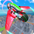 Light Bike Flying Stunt Racing Simulator آئیکن