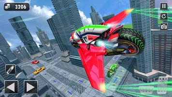 Light Bike Flying Stunt Racing Simulator captura de pantalla 3