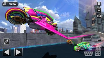 Simulator Balap Stunt Terbang Sepeda Ringan screenshot 2