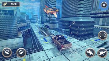 Underwater Stunts Car Flying Race screenshot 1