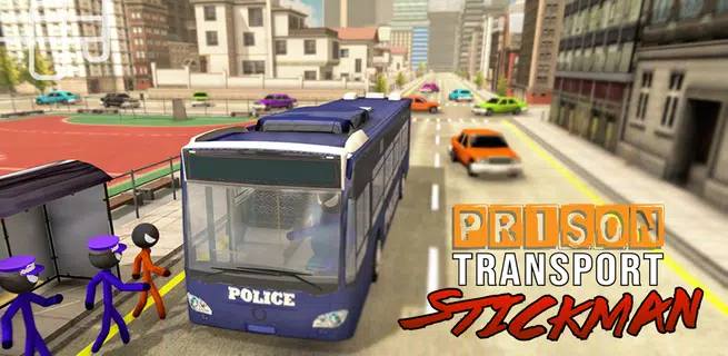 Prison Stickman Transport Police Van