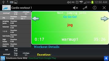 Insane Workout Trainer (Free) ポスター
