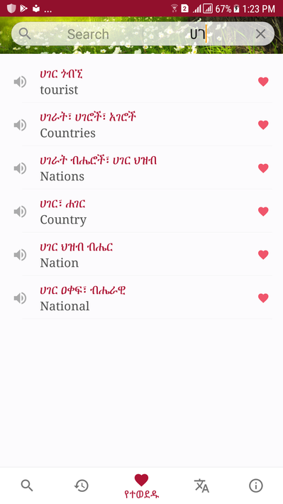 Amharic Dictionary screenshot 6