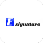 E-signature ícone