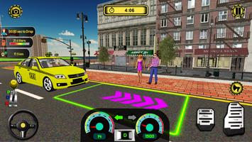 New Taxi Driver - New York Driving Game captura de pantalla 1