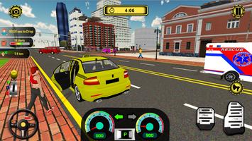 New Taxi Driver - New York Driving Game captura de pantalla 2
