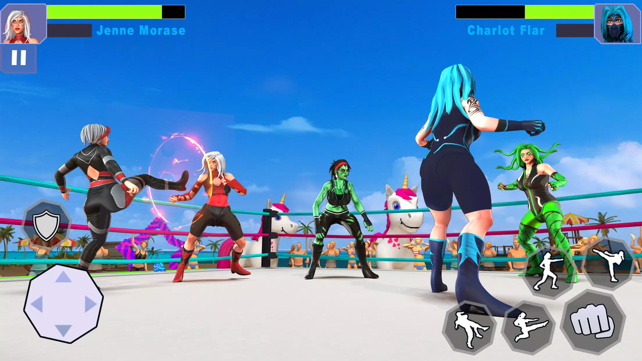 Girls wrestlers Crazy Games : Sports Live Game APK pour Android