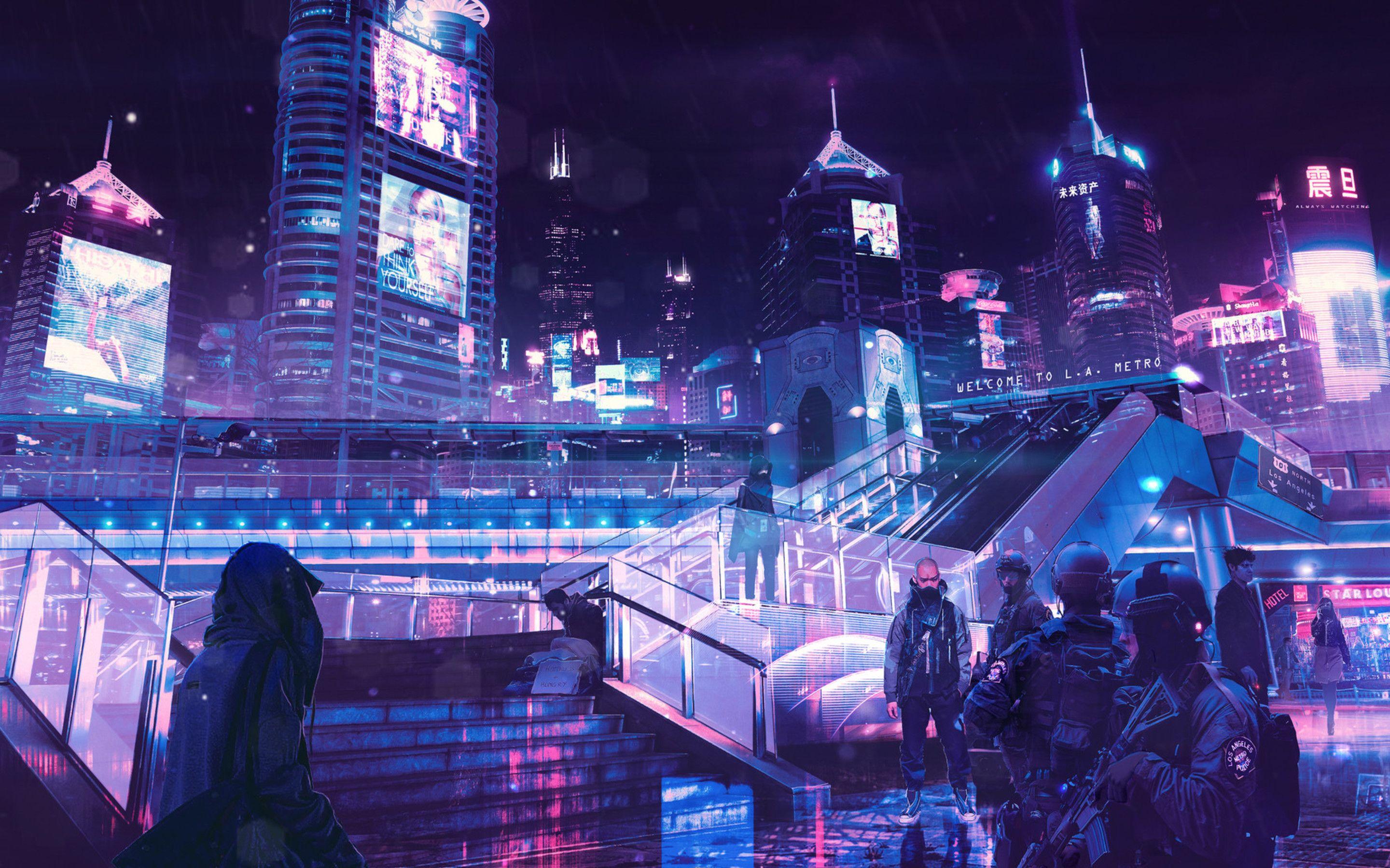 Wallpaper cyberpunk night фото 108