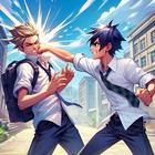 High School Fighting Game-icoon